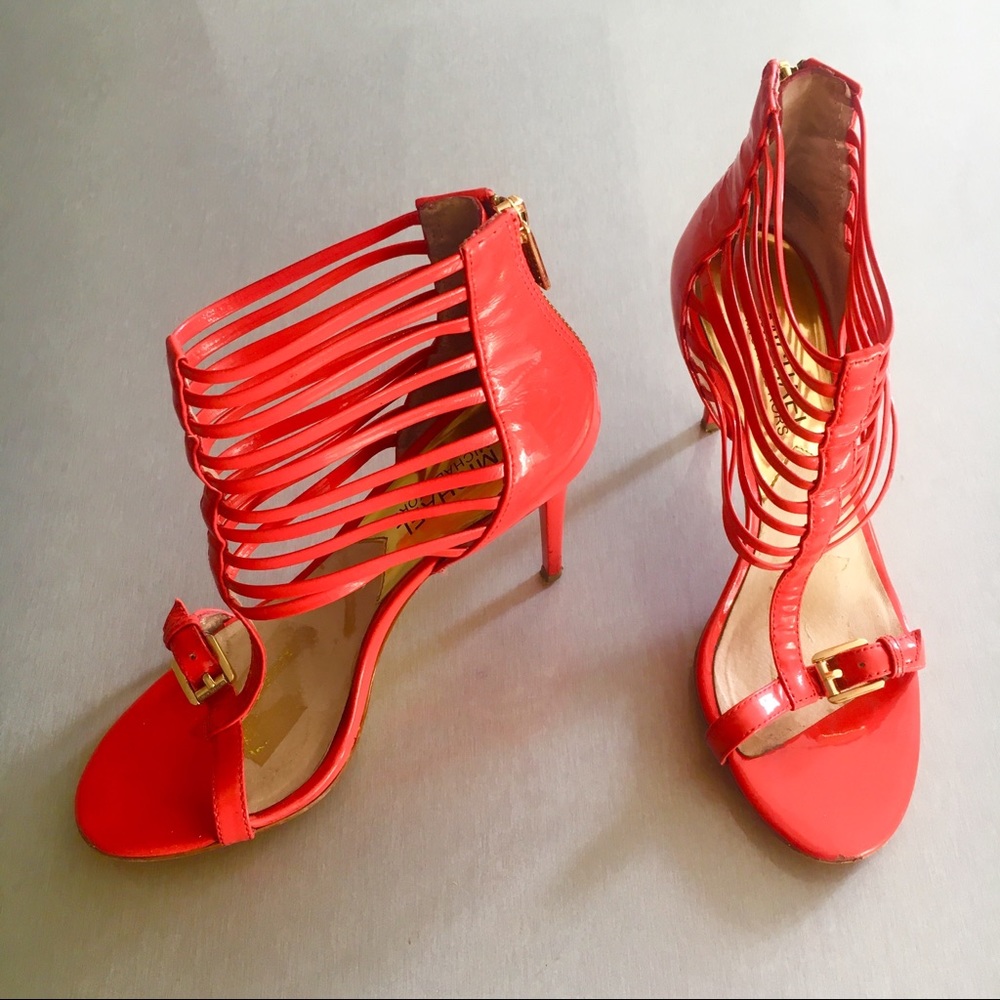 Michael Kors Red Strappy Heels